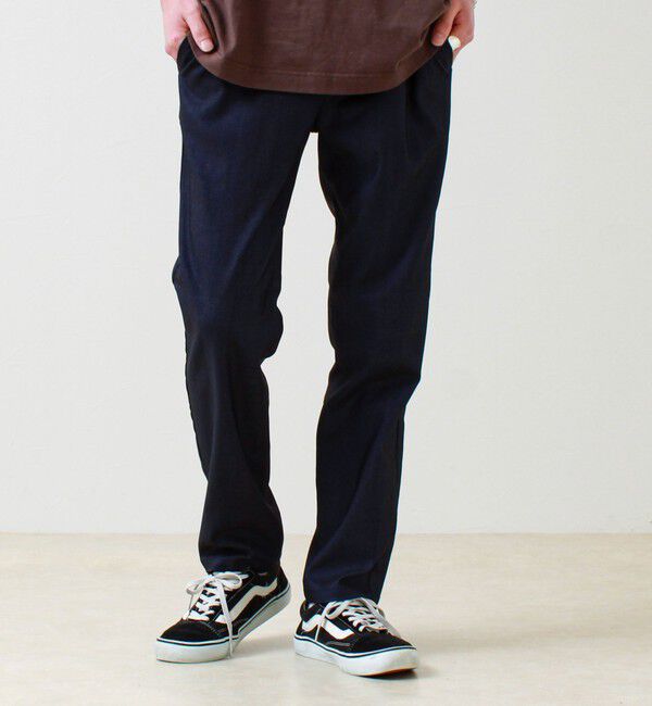 GLOSTER「【快適ストレッチ】flexibleイージーパンツ」|チノ|