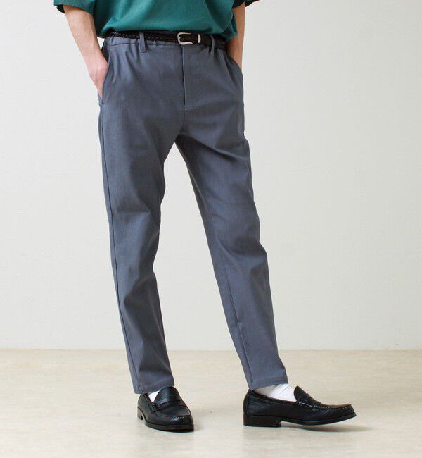GLOSTER「【快適ストレッチ】flexibleイージーパンツ」|チノ|