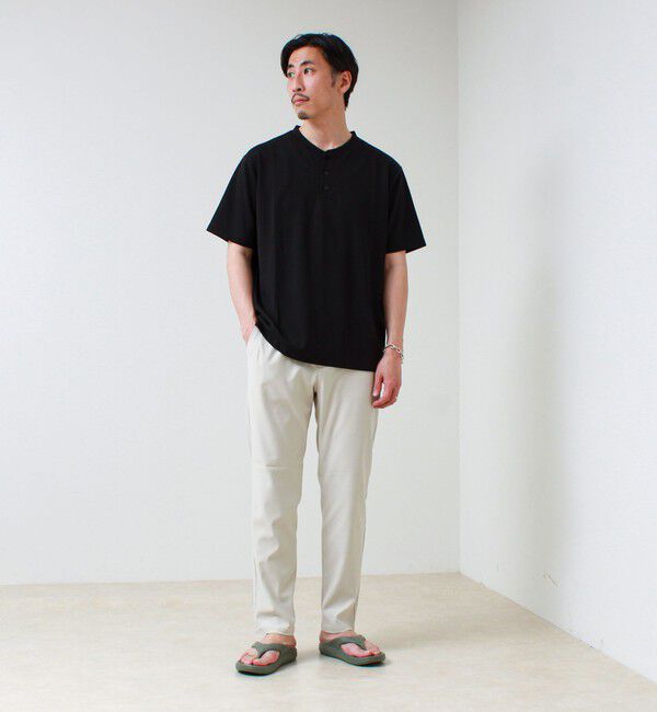 GLOSTER「【快適ストレッチ】flexibleイージーパンツ」|チノ|
