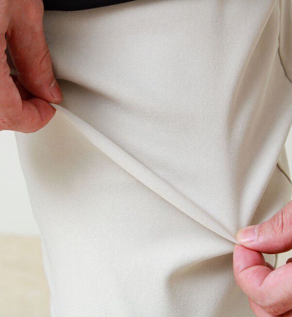 GLOSTER「【快適ストレッチ】flexibleイージーパンツ」|チノ|