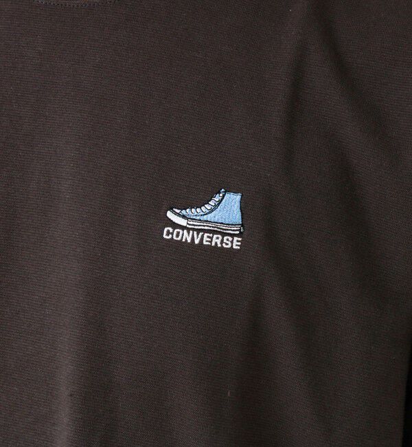 GLOSTER「【CONVERSE】ワンポイント シューズ刺繍Tシャツ」|Tシャツ・カットソー|