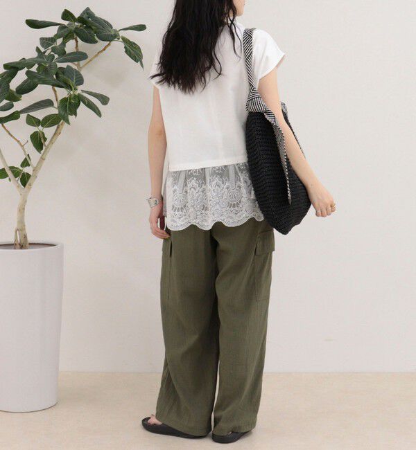 fredy emue「レースドッキングフレンチプルオーバー」|Tシャツ・カットソー|