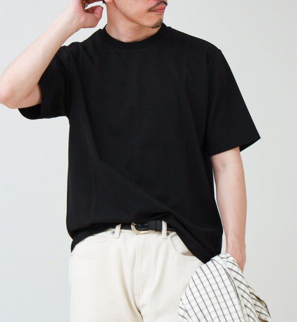 GLOSTER「【抗菌防臭/ビジカジ対応】ポンチ素材 ジャケＴ」|Tシャツ・カットソー|