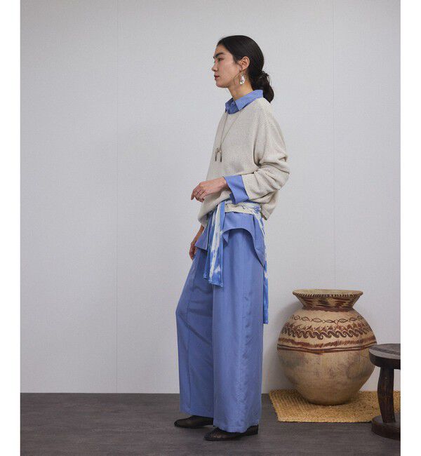 SALON adam et rope'「[25SS]GENTLE SILK シャツ【セットアップ対応】」|シャツ・ブラウス|