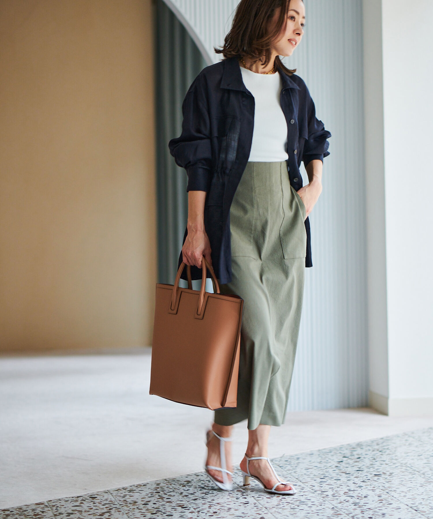 E'POR「【E'POR】【A4対応】【一部直営店舗・WEB限定】LIMITED MODEL Ree Large（リー）【雑誌掲載】」|トートバッグ|