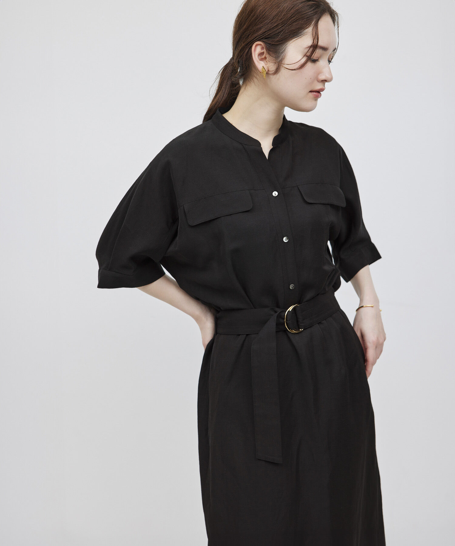 ROPE「スキッパーIラインワンピース」|ワンピース|