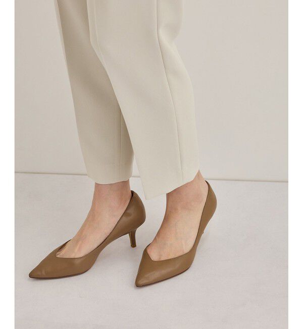 ROPE「トリアセダブルクロステーパードパンツ【セレモニー/通勤対応】」|チノ|