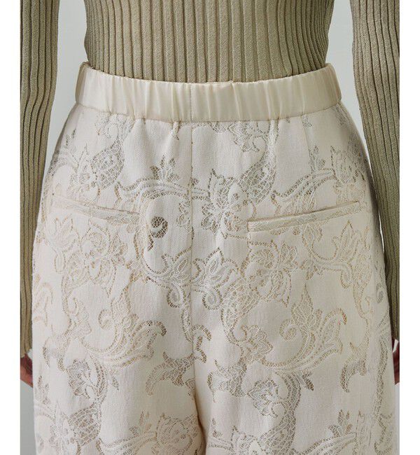 ROPE「フラワーレースイージーパンツ」|その他|