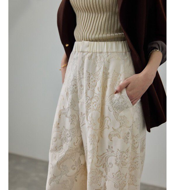 ROPE「フラワーレースイージーパンツ」|その他|