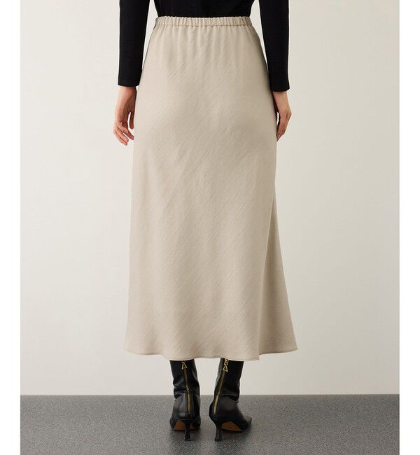 ROPE「リンクルサテンマーメイドスカート」|スカート|