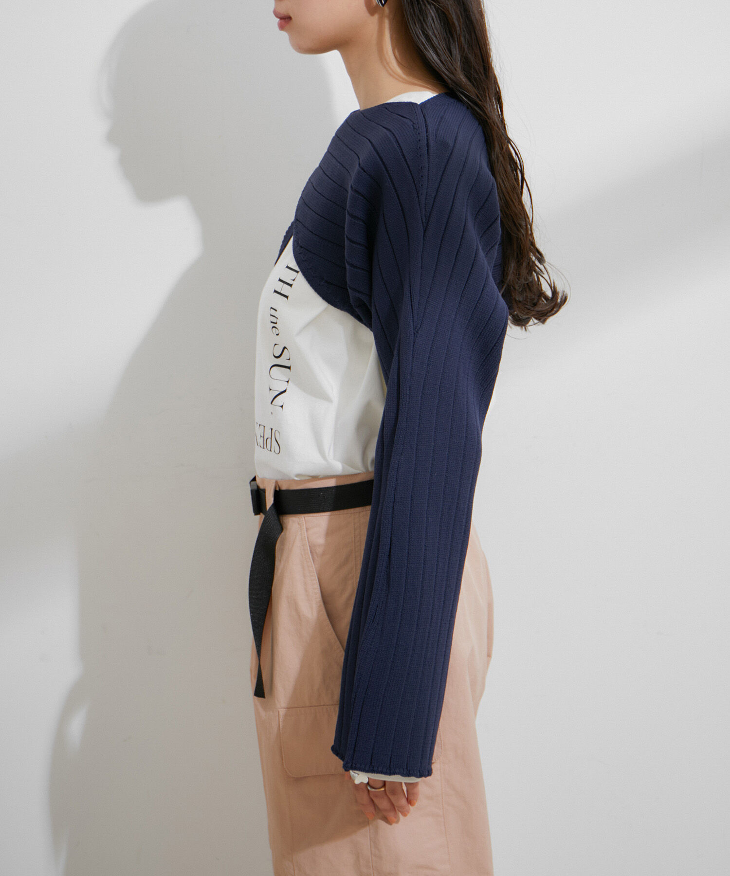 VIS「【STAYC/SIEUN着用】レイヤードニットプルオーバー」|ニット・セーター|