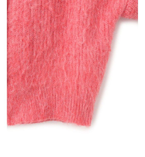 VIS「パールボタンVネック片畦ニットカーディガン」|カーディガン|