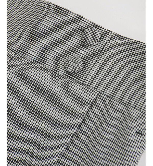 VIS「【美warm】ストレッチ釦付きワイドパンツ/スラックス【アンチピリング/防シワ/洗える】」|チノ|