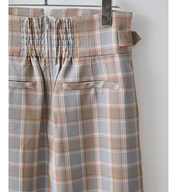 VIS「【美easy】コンフォートツイルウエストデザインIラインスカート【洗える/防シワ/UVケア】」|スカート|