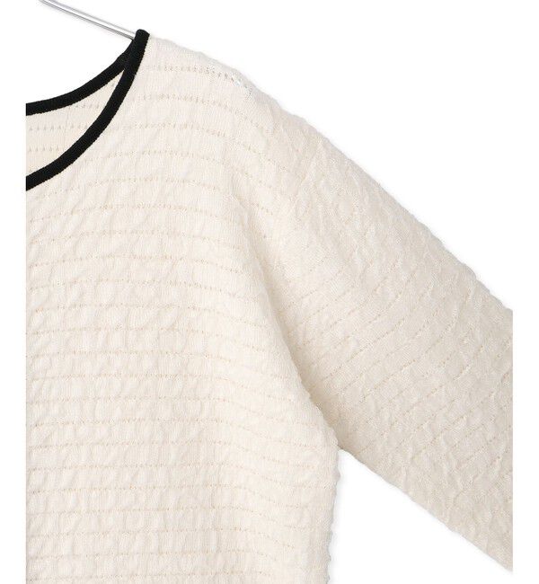 VIS「オーガンジーメタルボタンニットカーディガン」|カーディガン|