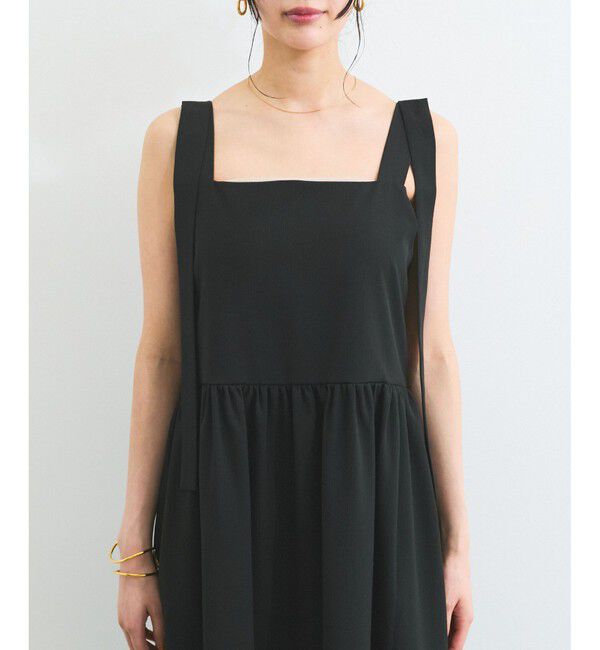 VIS「【WEB限定】ロングストラップサマードレス」|ワンピース|