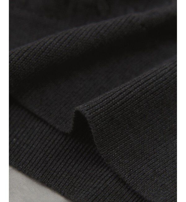 VIS「【POLO BCS】VIS別注ミニケーブルノーカラーニットカーディガン」|カーディガン|