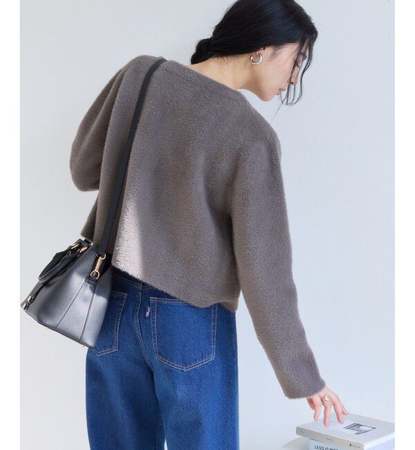 VIS「接結ミニフェザーニットジャケットカーディガン/一部WEB限定カラー」|カーディガン|