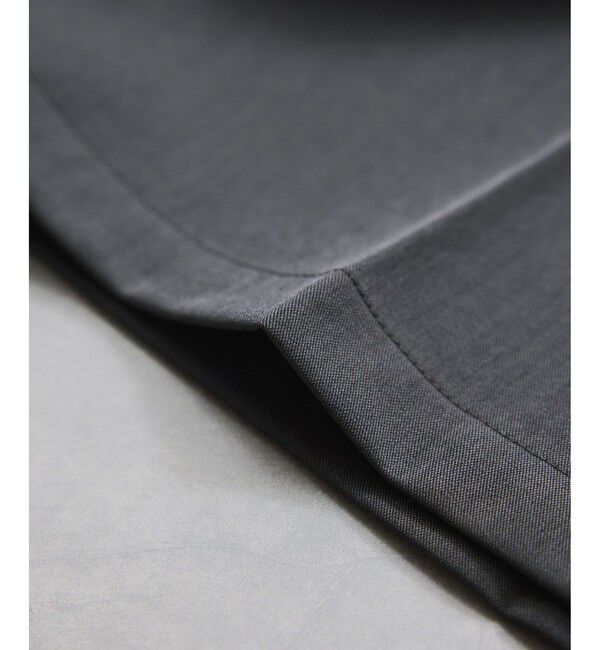 VIS「ベルトディテールタックワイドパンツ/イージーケア」|チノ|