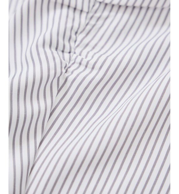 VIS「シャーリングギャザー切替シャツ/イージーケア」|シャツ・ブラウス|