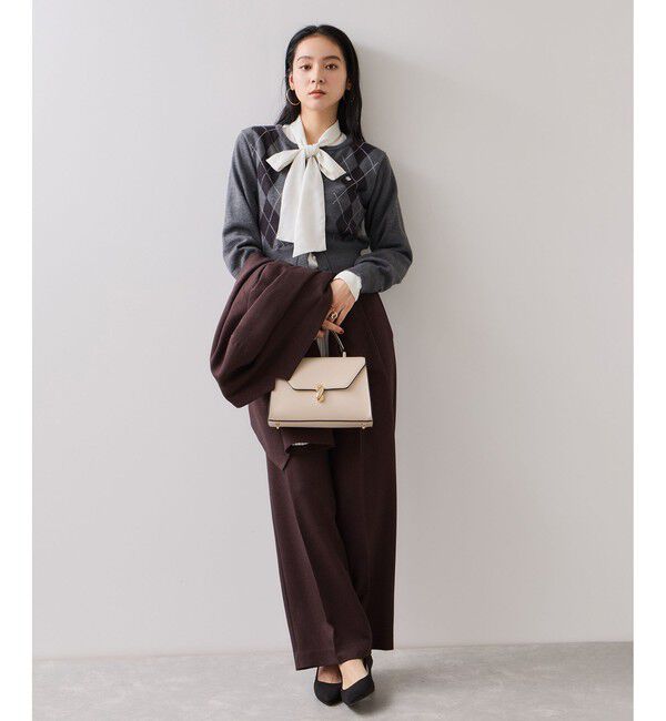 VIS「サテンボウタイブラウス」|シャツ・ブラウス|