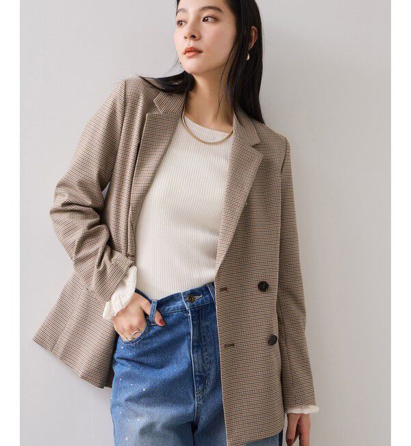 VIS「袖口レース編みニットプルオーバー」|ニット・セーター|