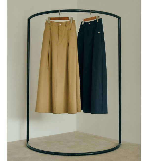 VIS「【POLO BCS】VIS別注タックフレアスカート」|スカート|