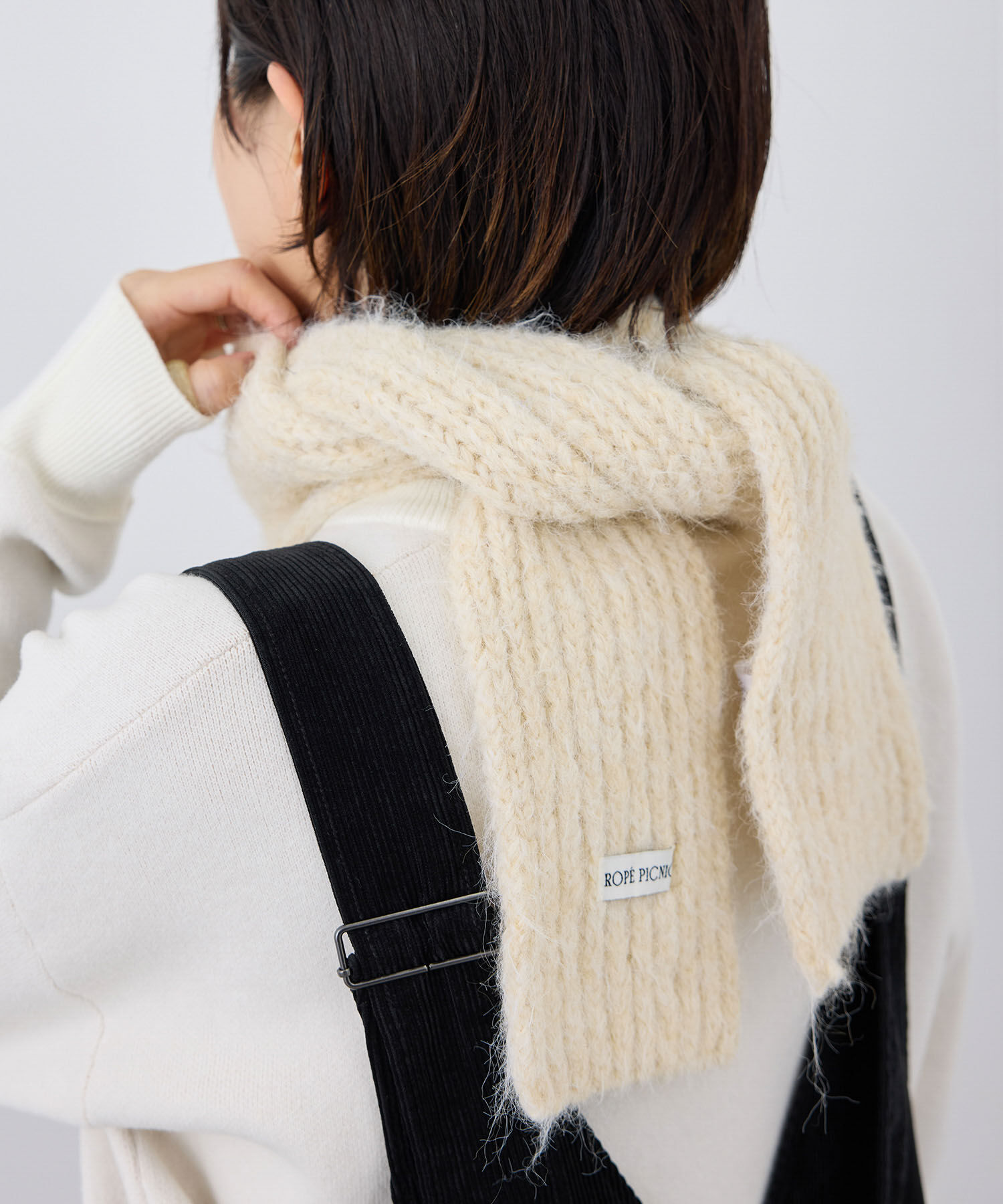 ROPE PICNIC PASSAGE「スリムリブニットマフラー」|マフラー|キナリ(16)