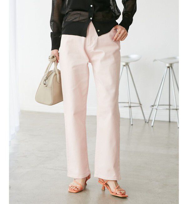 Rope&rsquo;Picnic「【新色追加】【ウエスト革命デニム】ウエストシェイプハイライズマムジーンズ」|デニム|