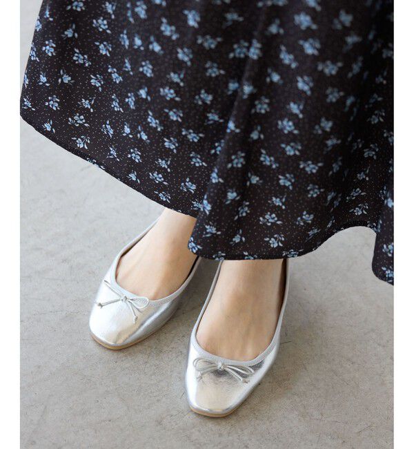 ROPE PICNIC PASSAGE「【AIRina/エアリーナ】軽くてやわらかいバレエシューズ」|バレエシューズ|シルバー(93)