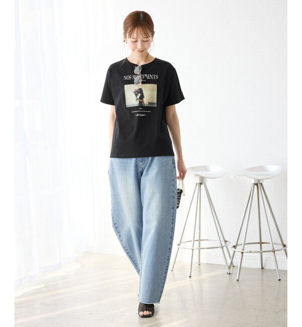 Rope&rsquo;Picnic「【emur/エミュール】カービーデニムパンツ」|デニム|