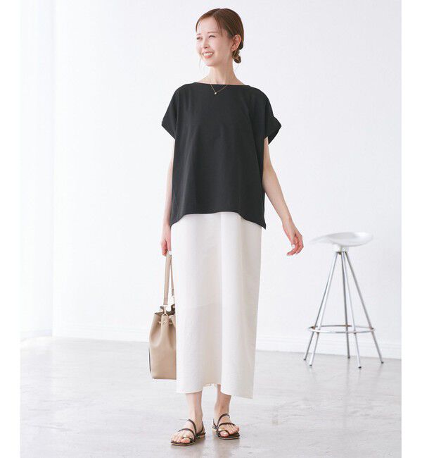 Rope&rsquo;Picnic「マルチファンクション二の腕すっきり見えカットトップス」|Tシャツ・カットソー|