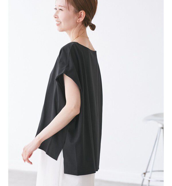 Rope&rsquo;Picnic「マルチファンクション二の腕すっきり見えカットトップス」|Tシャツ・カットソー|