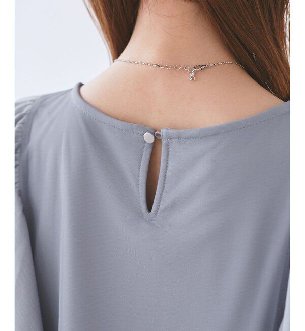 Rope&rsquo;Picnic「【UVカット・接触冷感】Cutee チュールフリルトップス」|Tシャツ・カットソー|