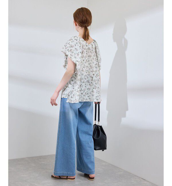 Rope&rsquo;Picnic「ラッフルスリーブブラウス/通勤対応」|シャツ・ブラウス|