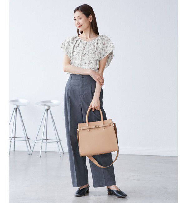 Rope&rsquo;Picnic「ラッフルスリーブブラウス/通勤対応」|シャツ・ブラウス|