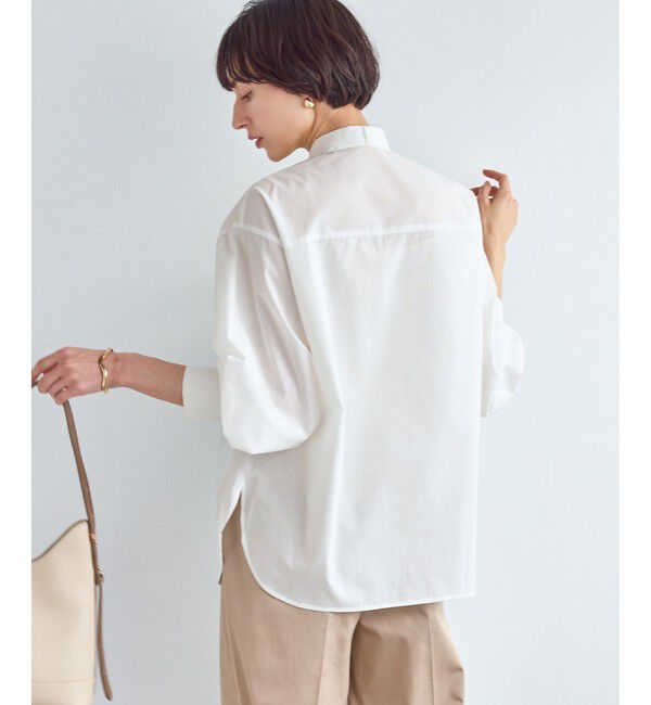 Rope&rsquo;Picnic「ボウタイリボンシャツ/花粉ガード・防シワ」|シャツ・ブラウス|