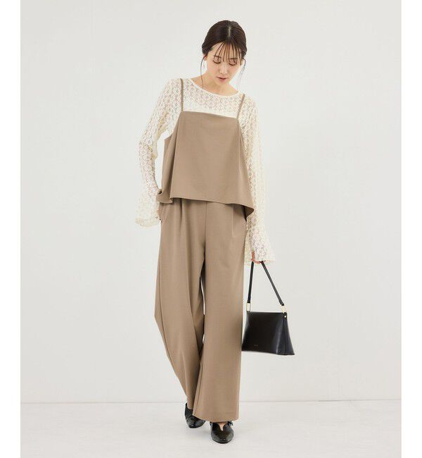 Rope&rsquo;Picnic「レイヤードオールインワン」|オールインワン|ベージュ系(28)