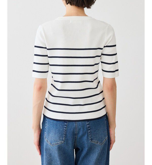 Rope&rsquo;Picnic「八方映えニット ハーフスリーブニット/UVカット・接触冷感・イージーケア」|ニット・セーター|