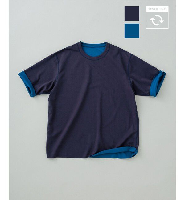 ADAM ET ROPE'「リバーシブル スムース Tシャツ」|Tシャツ・カットソー|