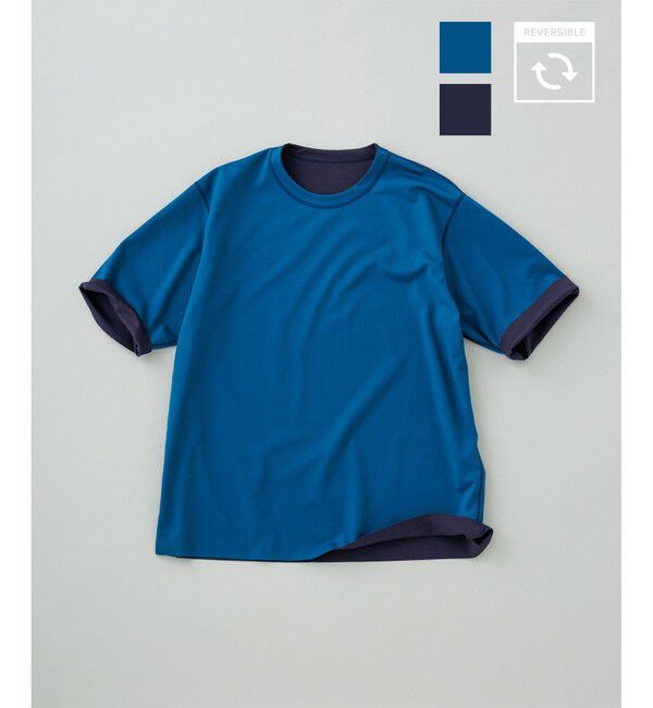 ADAM ET ROPE'「リバーシブル スムース Tシャツ」|Tシャツ・カットソー|
