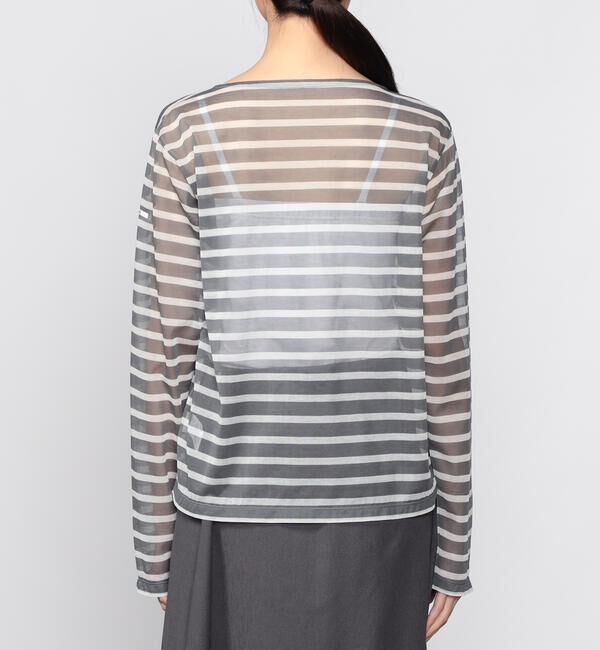 ORCIVAL「ORCIVAL | シースルー ボートネック長袖カットソー WOMEN」|Tシャツ・カットソー|