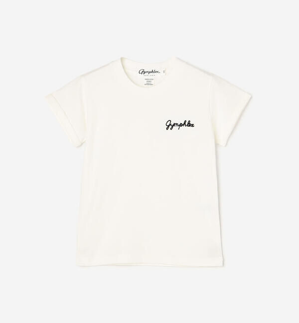 GYMPHLEX「Gymphlex | キッズ クルーネック半袖プルオーバー」|その他|WHITE