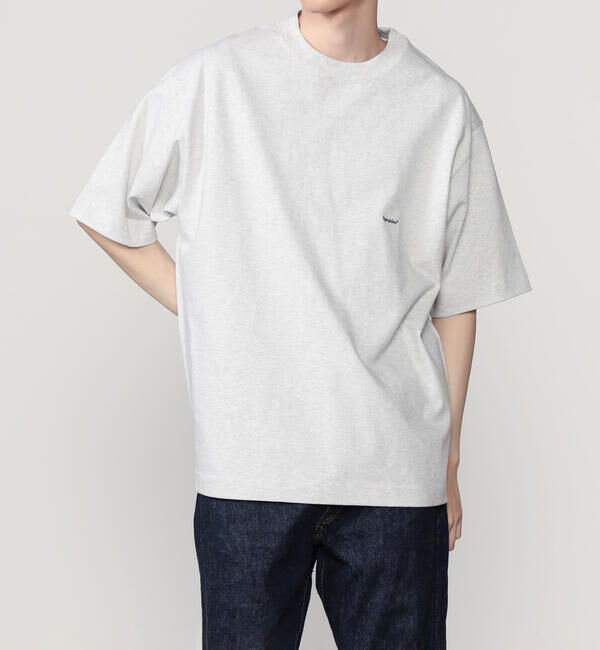 GYMPHLEX「Gymphlex | ロゴ刺繍 半袖ビッグTシャツ MEN」|Tシャツ・カットソー|LTGREY