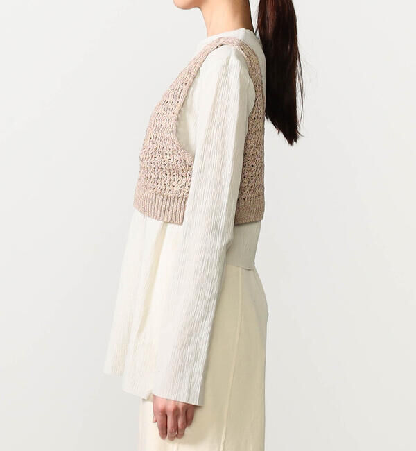 UNFIL「UNFIL | ハニーコンボ メッシュニットベスト WOMEN」|ベスト・ジレ|