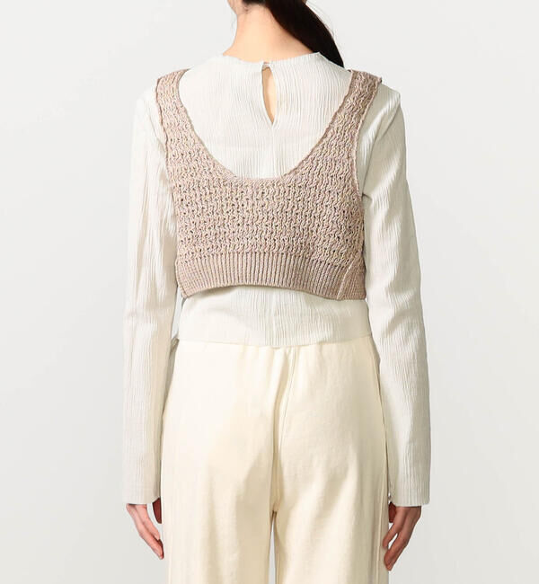 UNFIL「UNFIL | ハニーコンボ メッシュニットベスト WOMEN」|ベスト・ジレ|