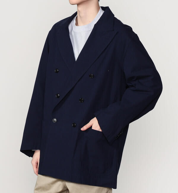  「CHEMISE D'ADAM | 〈別注〉ダブルブレスト シャツジャケット MEN」|テーラードジャケット|