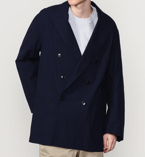  「CHEMISE D'ADAM | 〈別注〉ダブルブレスト シャツジャケット MEN」|テーラードジャケット|