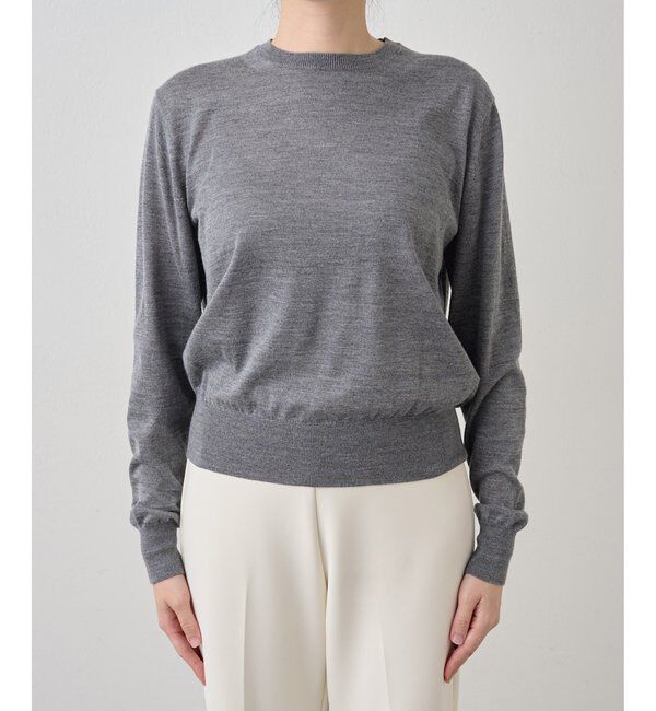  「16Gクルーネックプルオーバー」|ニット・セーター|