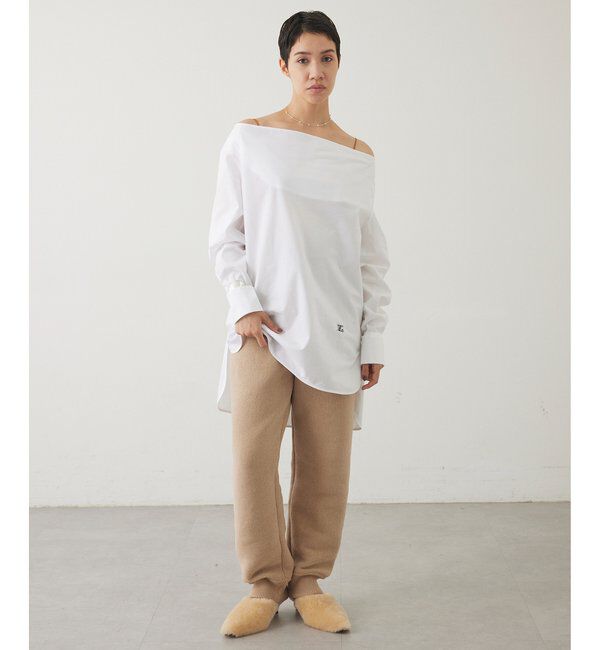 THE PAUSE「【THE PAUSE】ベロアニットジョガーパンツ」|チノ|